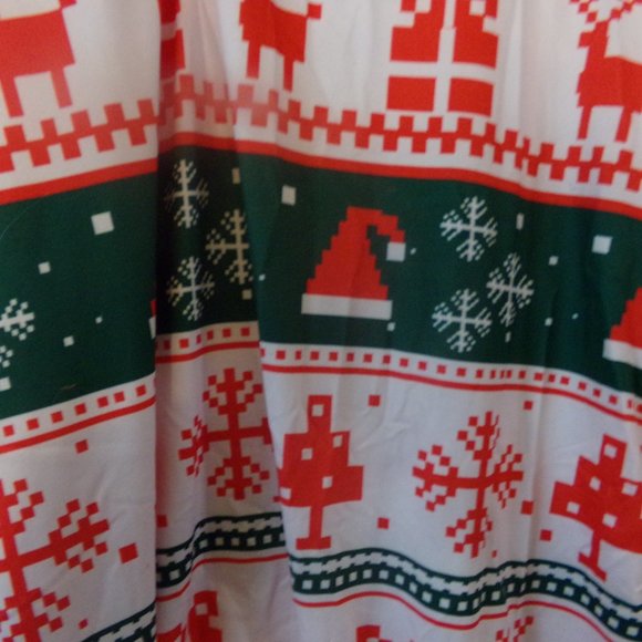 Drop Bottom Xmas one Piece pajama - Picture 3 of 3